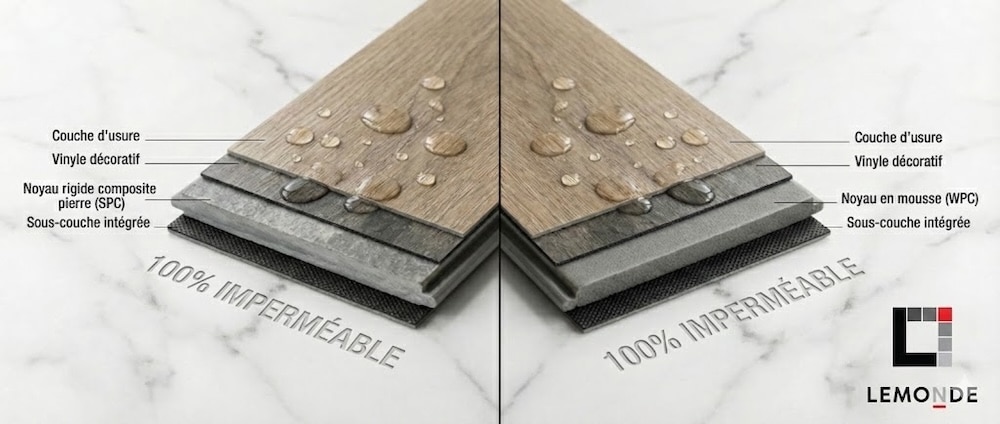 Plancher imperméable